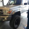 Fender Flares for Toyota Land Cruiser 79 2007-2024- 50 mm wide FRONT ONLY - Image 4