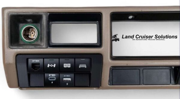 Toyota Land Cruiser 70 Series AshTray Replacement Switch Panel (Steel Dash ) - Suits 73/74/75/78/79