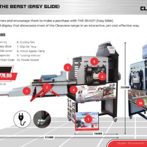 ClearView THE BEAST (EASY SLIDE) Display