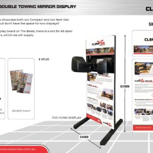ClearView DOUBLE TOWING MIRROR DISPLAY