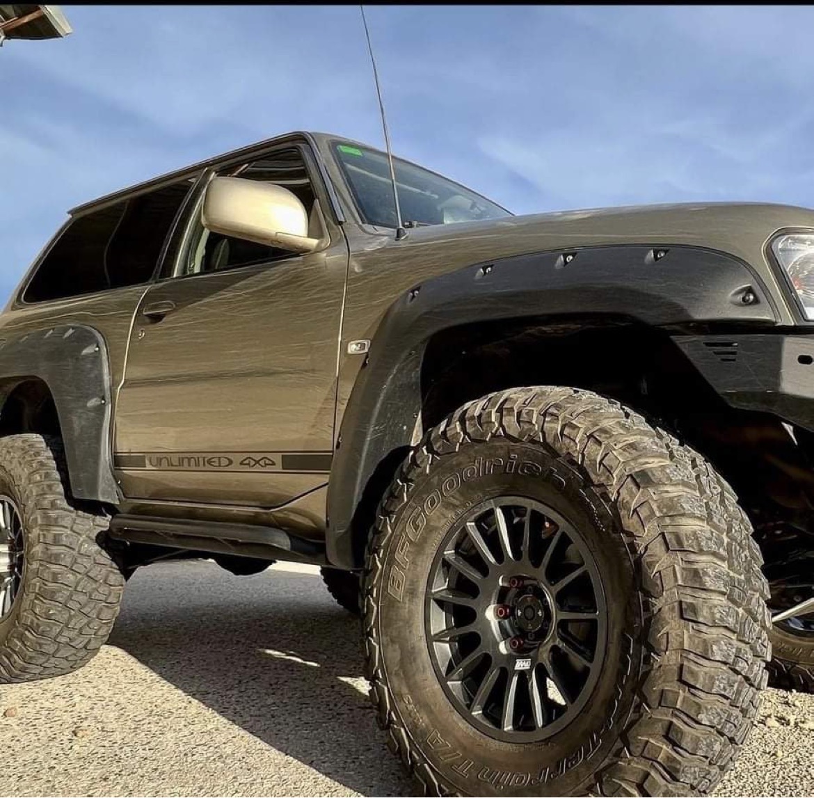 Fender Flares for Nissan Patrol Y61 series 4 2 Door