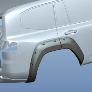 Fender Flares for Toyota Land Cruiser 300 - 100 mm wide - Image 7
