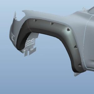 Fender Flares for Toyota Land Cruiser 300 - 100 mm wide - Image 5