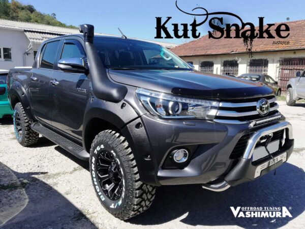 Fender Flares for Toyota Hi-Lux (ROCCO) - 2018 - 2021, 75mm wide, fits both wide and narrow body