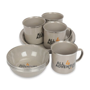All 4 Adventure Enamel Dinner set ( 12 pcs )