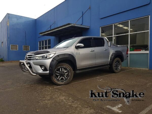 Fender Flares for Toyota Hi-Lux (Revo) - 2015 till 2019 - 75mm wide, fits both wide and narrow body