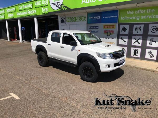 Fender Flares for Toyota Hi-Lux sep 2011 - jun 2015 standard (face-lift) - 50 mm wide FRONT ONLY