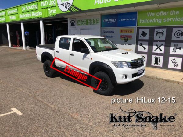 Fender Flares for Toyota Hi-Lux 2005- aug 2011 standard (pre face-lift) - 50 mm wide