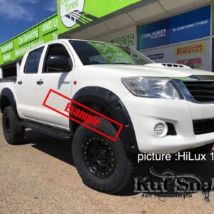 Fender Flares for Toyota Hi-Lux 2005- aug 2011 standard (pre face-lift) - 50 mm wide - Image 2