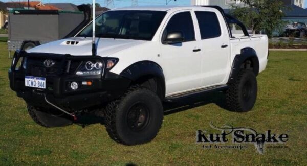 Fender Flares for Toyota Hi-Lux sep 2011 - jun 2015 monster (face-lift) - 95 mm wide FRONT ONLY