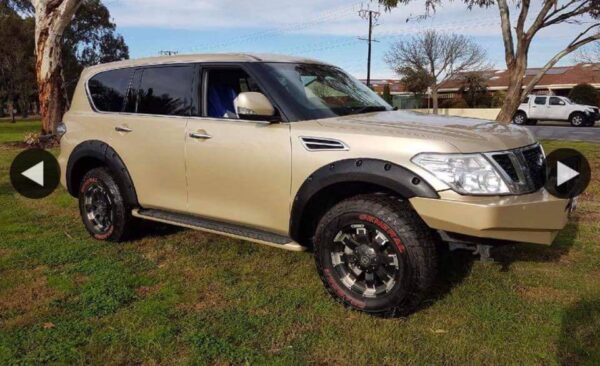 Fender Flares for Nissan Patrol Y62 - 60 mm wide